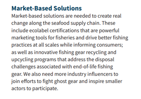 NetYourProblem's tweet photo. From the @GGGInitiative latest report... we couldnt agree more to everything mentioned under the #market solutions part of the Foreword.  

#seafood #ecolabelling #fisheries #informedconsumers #innovation #recycling #endoflife #fishinggear #stepup #leaders #leadership https://t.co/yHUwUmMwyf
