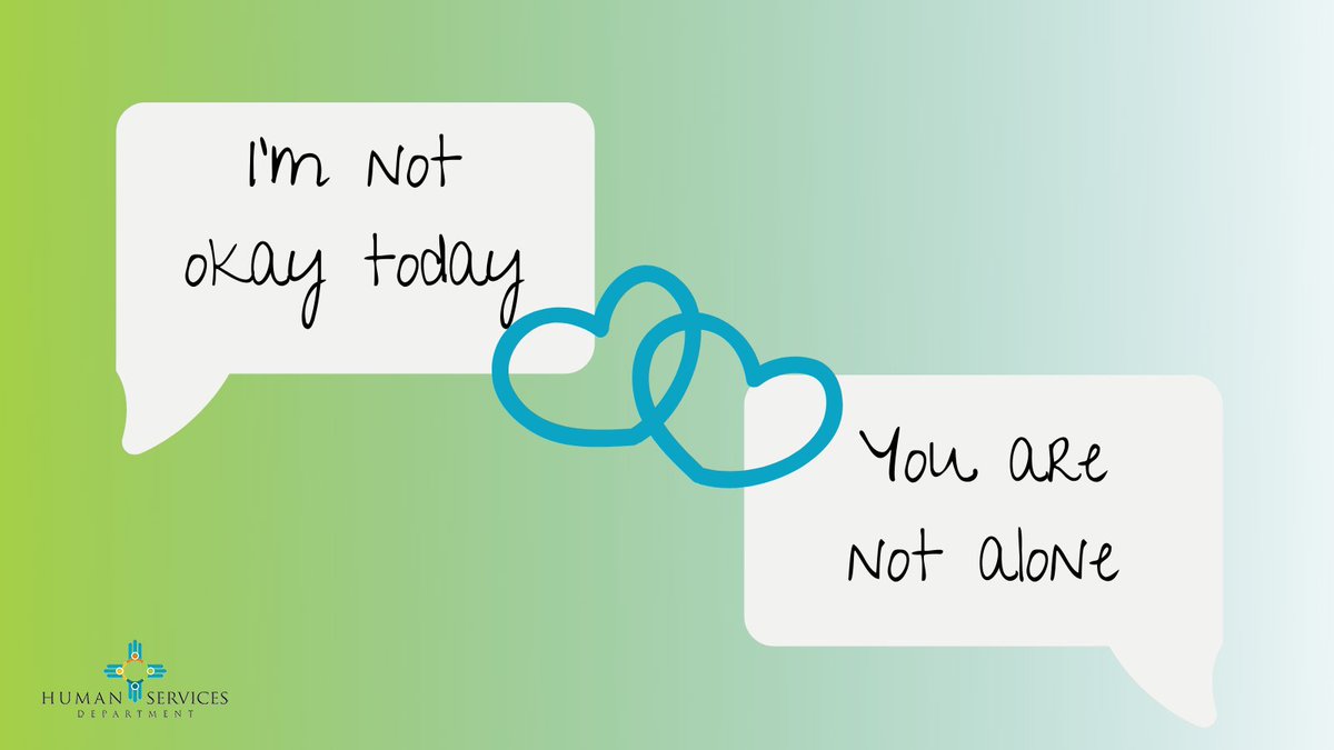 It is okay to reach out for help. If you are struggling, you can contact the New Mexico Crisis and Access Line at: 1-855-662-7474 or the Peer-to-Peer-Warmline at: 1-855-466-7100. If you are having a life-threatening emergency, call 911 immediately.