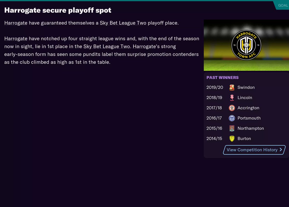 Playoffs secured with five to go. If we go up we are going to get absolutely dicked on in league one