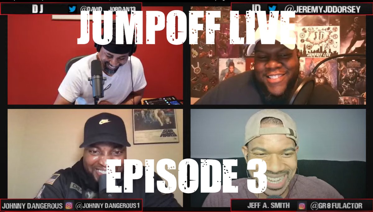 JumpOffLive's tweet photo. #JumpOffLIve Episode 3! #TeamJumpOff discuss the fallout from #Election2020, the #Covid19 #Vaccine, and in #FuckedUpNews the #FourSeasonsLandscaping debacle.
Watch Here: https://t.co/wOdL9BiOgS
#Podcast #BreakingNews #ThursdayThoughts #Walmart #News #Politics #Thanksgiving https://t.co/9GIcU0qLEr