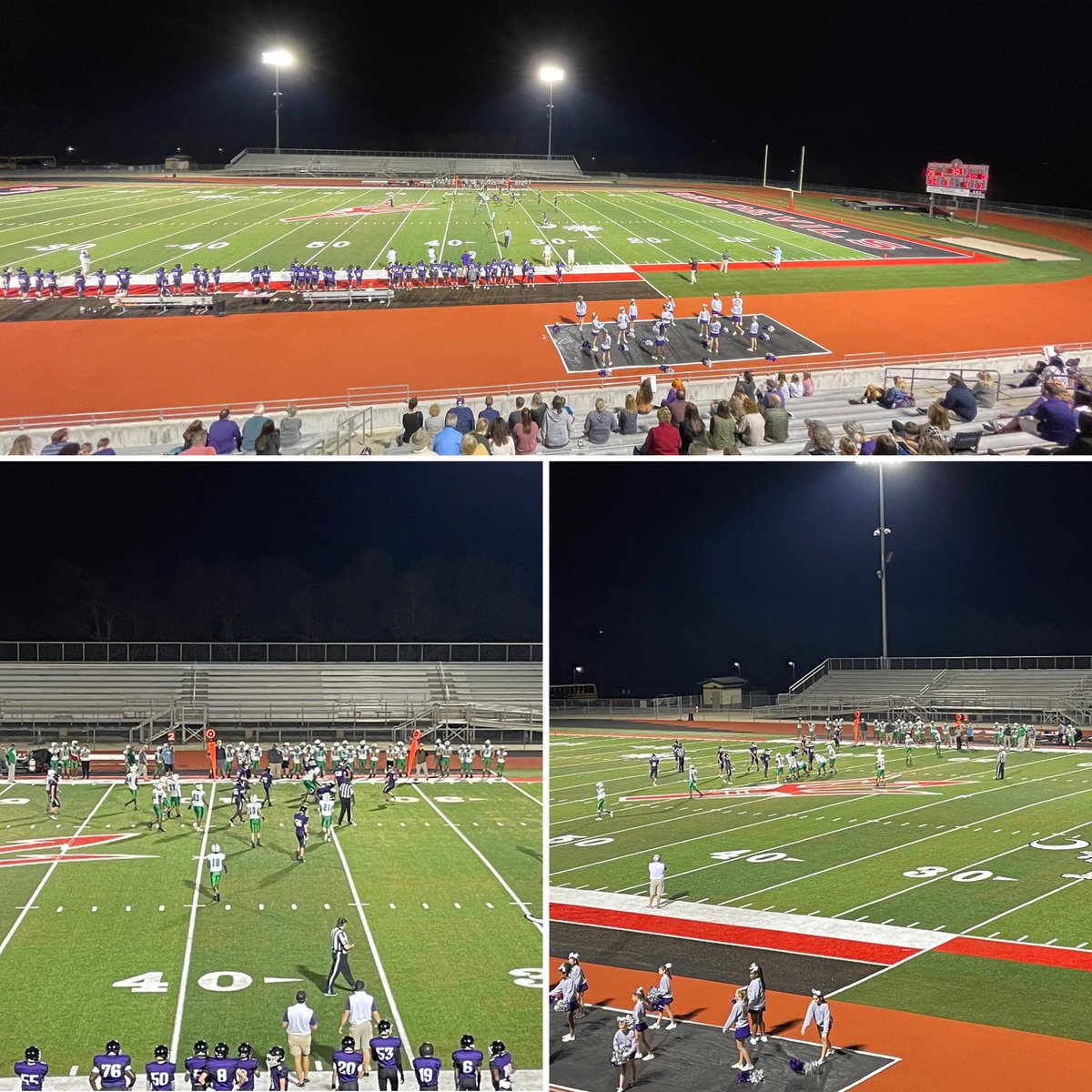 RCEMiddle's tweet photo. Panthers lead 28-6 in the 4th quarter! #teamRCE🐾 #RCEvGettys🏈 #PantherPride💜 https://t.co/eM32hQkEkk