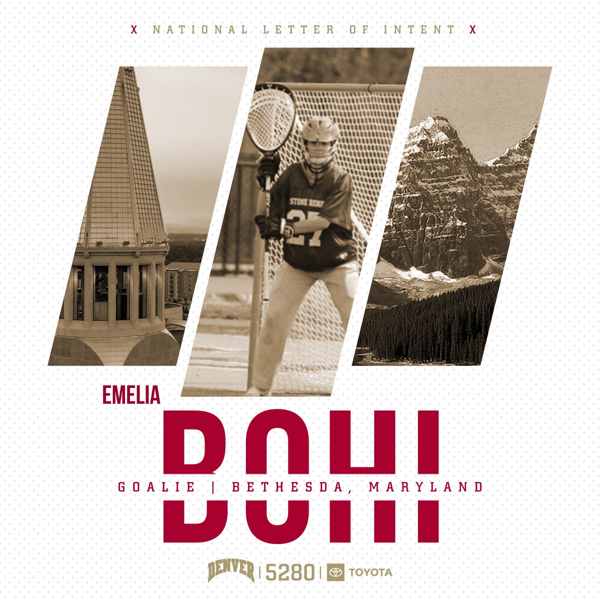 DU_WLAX's tweet photo. Emelia Bohi is a Pio! ✍️ #PioneerTogether https://t.co/XDUhbJzTAF
