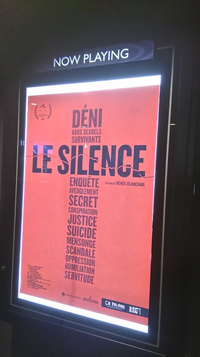 Madoblan07's tweet photo. Ça commence sous peu à Dieppe! Première mondiale: Le silence de Renée Blanchar de l'@onf et Ça Tourne Productions à @FICFAFilmZone 2020. #cinéma #Acadie #ONF https://t.co/cnhzUofDqC