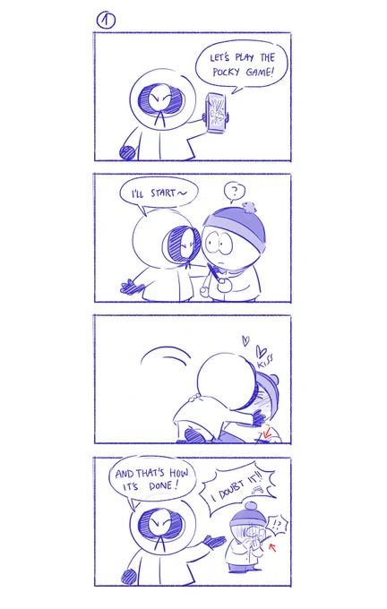 a way too long way too late pocky day comic 