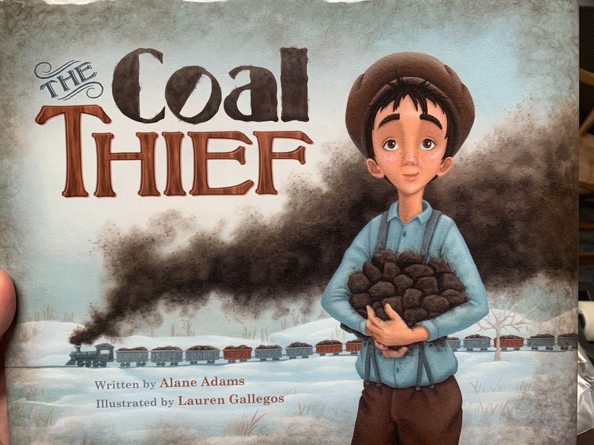 ChristyHuse's tweet photo. We read The Coal Thief today to start our new topic of sedimentary rocks and fossil fuels. @twehowl #twehowl #sciencereadaloud #KVA https://t.co/7WSHOWNite