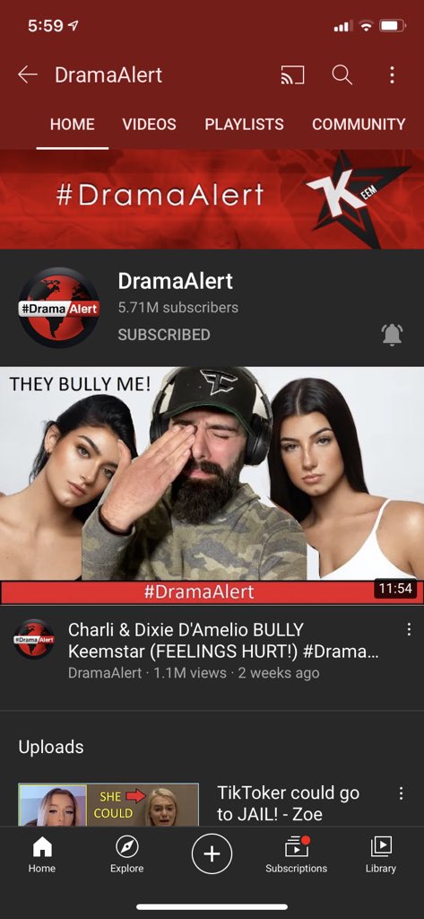 CR2473's tweet photo. @KEEMSTAR I’ve been subbed baby https://t.co/62HgsvrpPL