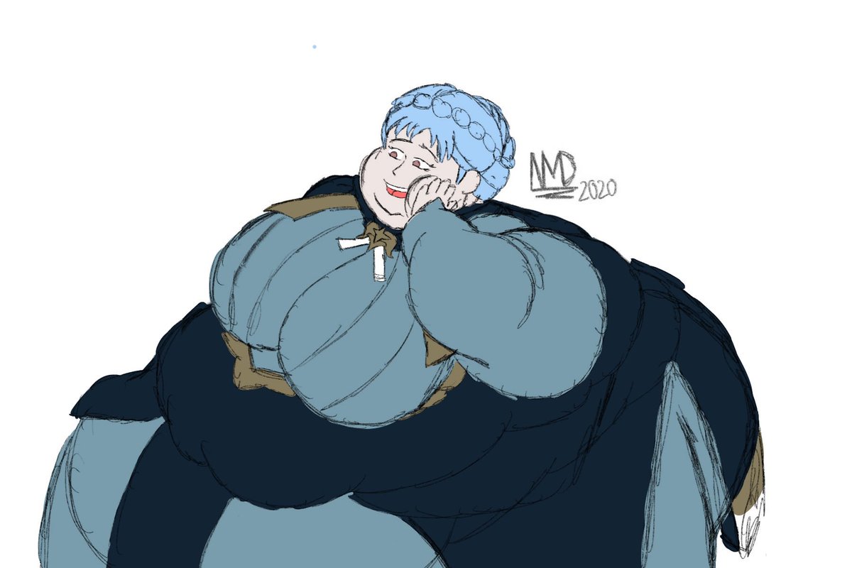 NutEveryDay's tweet photo. Ah yes, my lovely wife Marianne with a size she deserves. I remember getting emotional as I drew this. I fucking love her. Could’ve drawn her hand better though. And her hair was a bit of a struggle to do. But it was fine!

Also, a friend colored the sketch for me. Really nice! https://t.co/7SCIoZzQZB