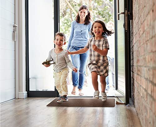 EdenHomes Proprietary Non Slip Durable, Beautiful Door Mat 36 x 24 – Easy Clean Indoor Rug, Low-Profile for Porch, Patio, Entry, Garage, Kitchen – Absorbs Dirt, Water, Sand, Mud, and Snow – Brown deanlevin.info/edenhomes-prop…