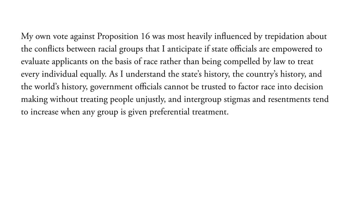 RejectRef88's tweet photo. @conor64 The prudence of that course (of rejecting prop16) will only increase along with the diversity of the nation. So well said! Thank you! https://t.co/Uj3EBruUEf