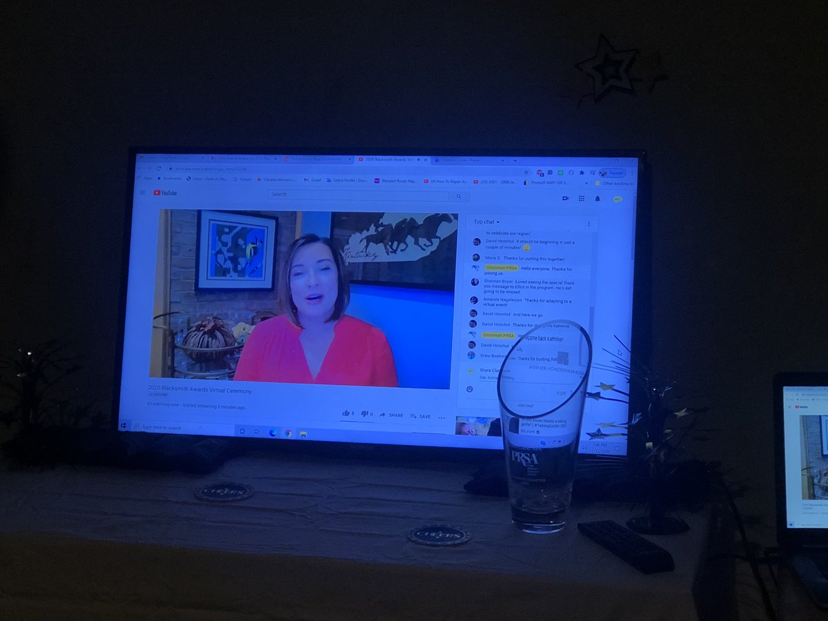 2020 Blacksmiths Awards started! Virtually of course! Great job to the committee! #Cincyprsa