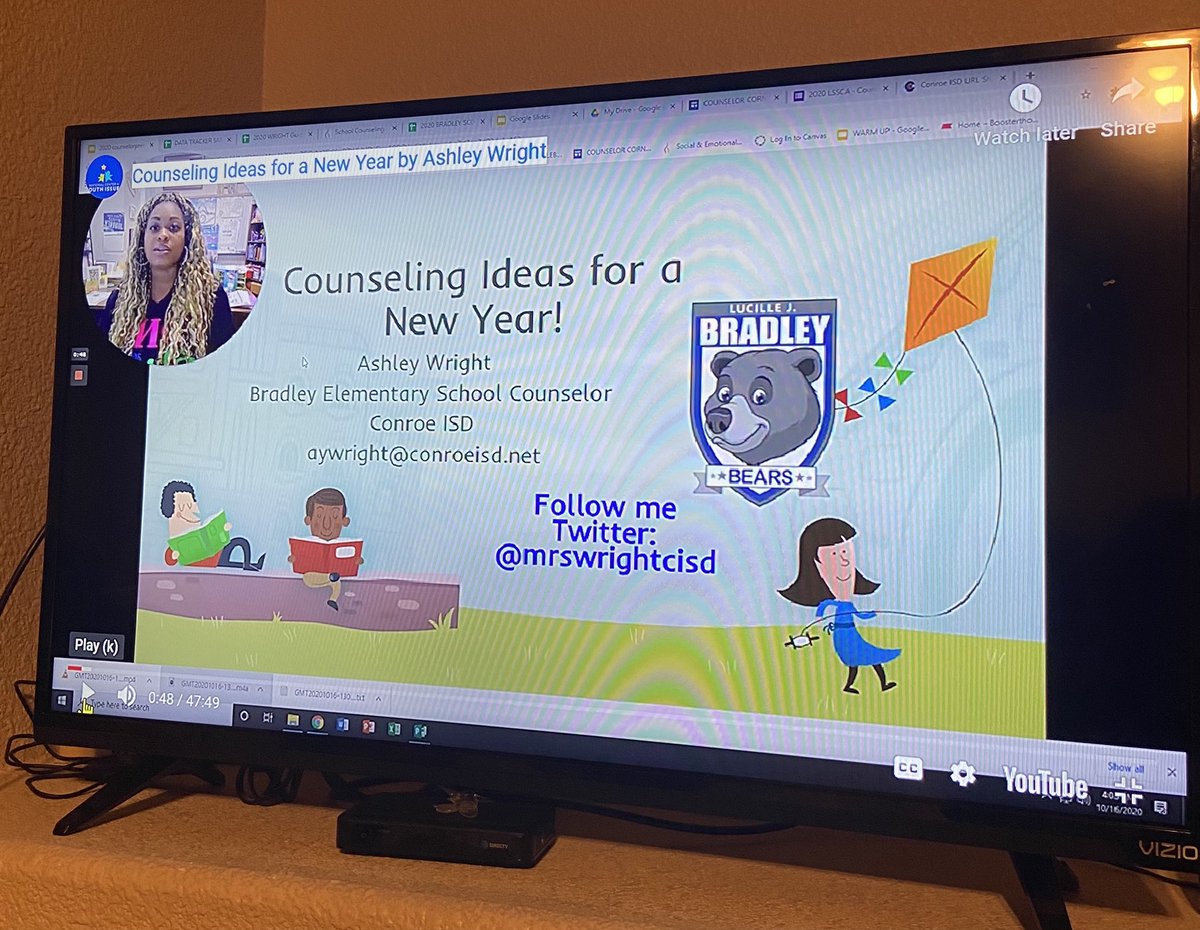 MDominguez_SISD's tweet photo. Catching up on some of the breakout sessions from @LSSSCA1 virtual conference. If you haven't checked out Ms. Ashley Wright’s @mrswrightcisd Counseling Ideas for a New Year you definitely need to check it out. A lot of great information!  #LSSSCA1 https://t.co/tPbTKV8Cnn