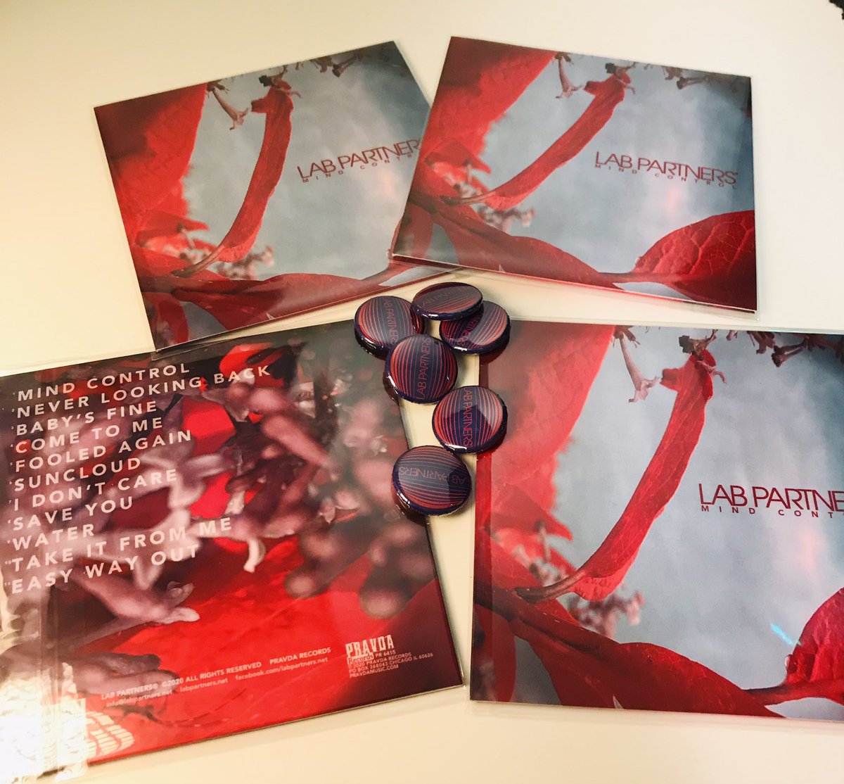 CDs are up on the site and we have new buttons. labpartners.net