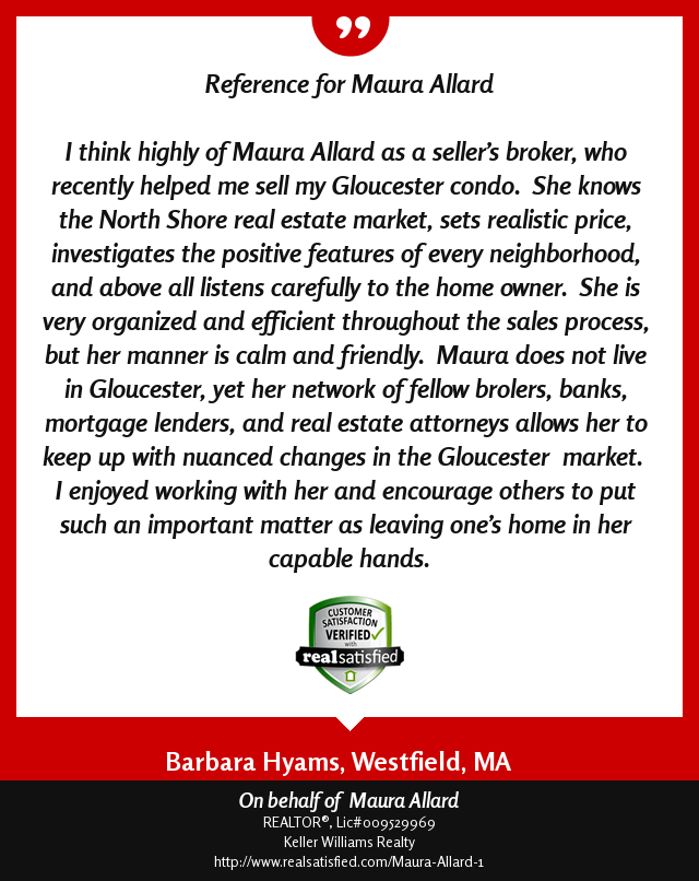 MauraAllardRE's tweet photo. Recommendations like this are energizing. Wow. https://t.co/JwStuJ6sn2 via @realsatisfied https://t.co/a9mNgQAVm6