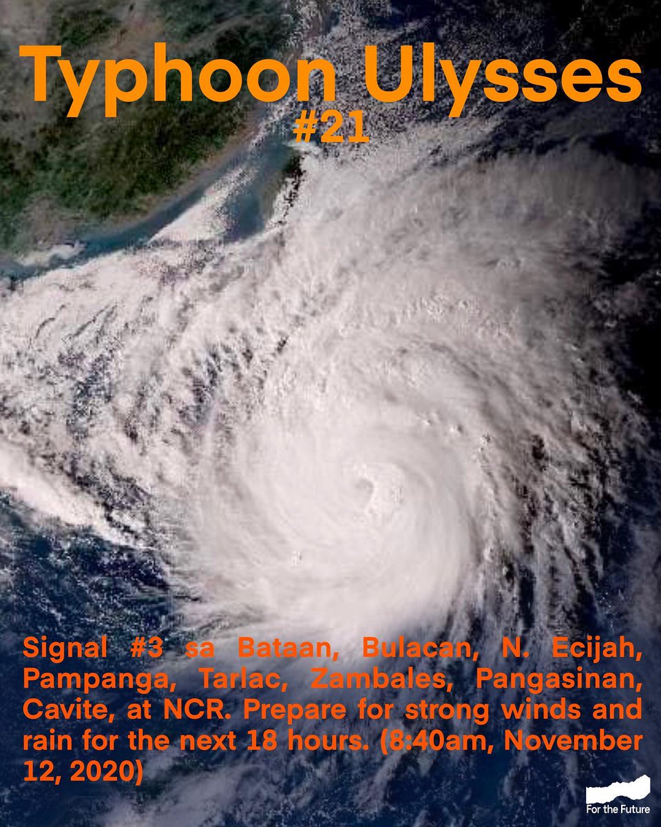 For the Future keeps its donation channels open to continuously support on ground teams in devastated areas.  #UlyssesPH