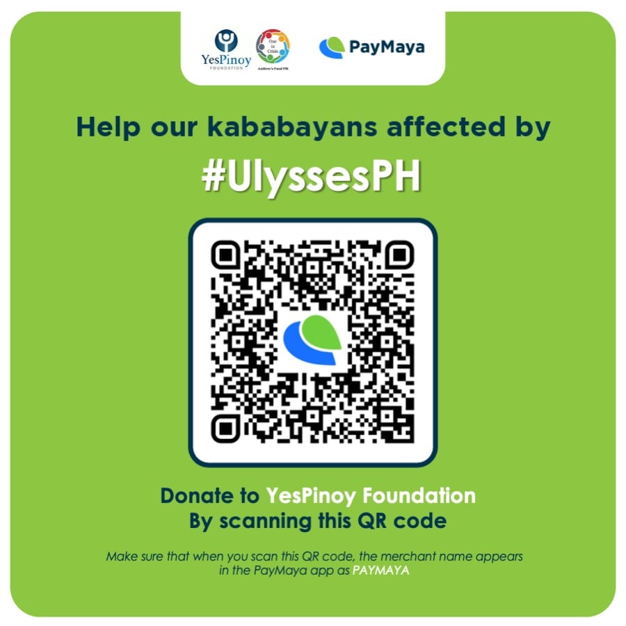 Mobile wallet app PayMaya also urges its users to donate to its partner organizations, such as the Philippine Red Cross and YesPinoy Foundation, by scanning the QR code and using the Pay Bills feature   http://www.cnn.ph 