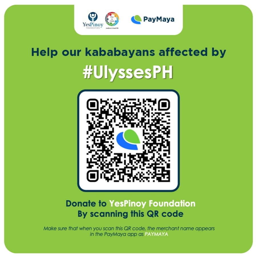 Mobile wallet app PayMaya also urges its users to donate to its partner organizations, such as the Philippine Red Cross and YesPinoy Foundation, by scanning the QR code and using the Pay Bills feature  http://www.cnn.ph 