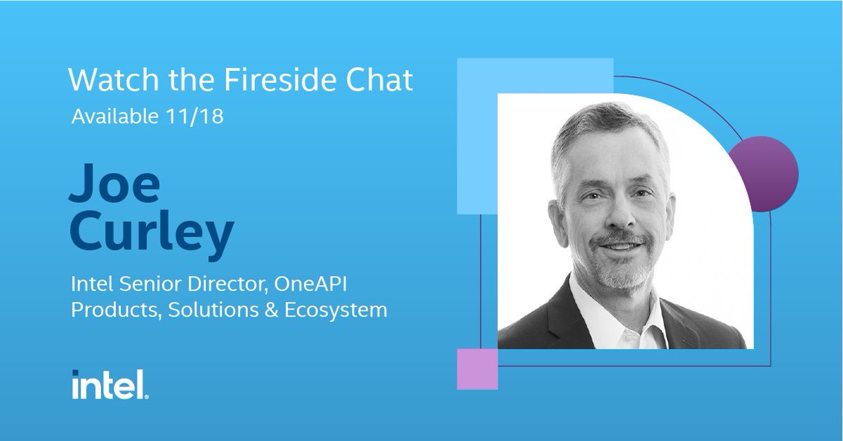 intelhpc's tweet photo. Listen as Intel’s Joe Curley and other hardware &amp; software leaders discuss how developers can prepare for accelerated computing as we embark on this #exascale journey together. #oneAPI #SC20