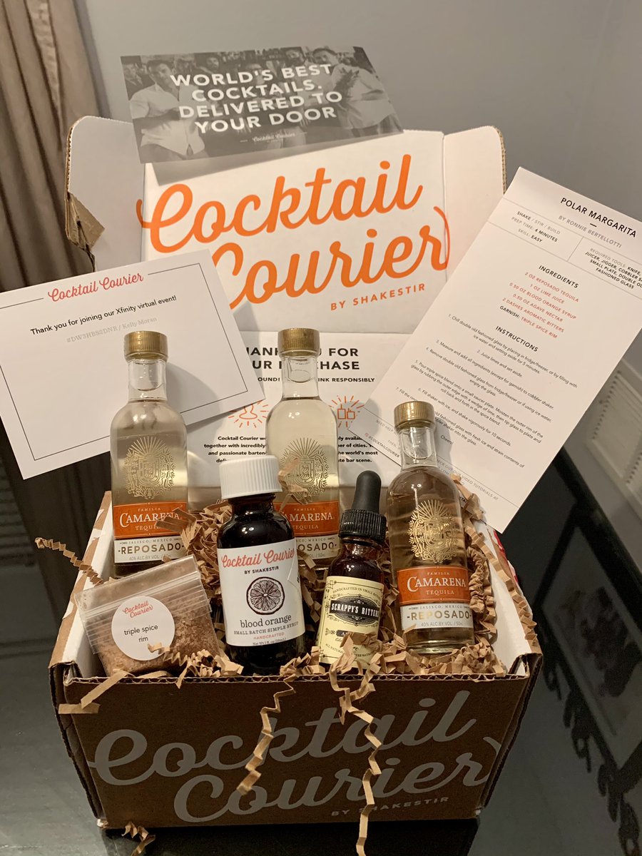 DelcoDealDiva's tweet image. Cheers @ComcastPhillyNJ for spoiling us with these fun @cocktailcourier treats to enjoy during our virtual get together tonight.  Such a fun gift idea. I may need to send a few of these for the holidays! #ad #xfinitymoms