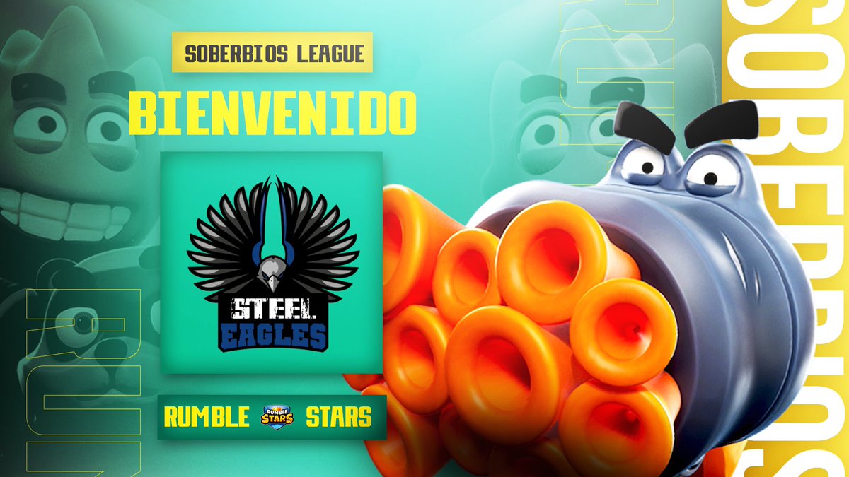 #RumbleStars | ¡Presentaciones!

Se unen al pantano con una meta muy clara, darle pelea a lo mejores de Latam y conseguir el título. 🤩

Bienvenidos : @SteelEgless 🌎

¡Un gusto contar con su presencia, esperamos grandes encuentros! 

#SoberbiosOP🐸 7/16