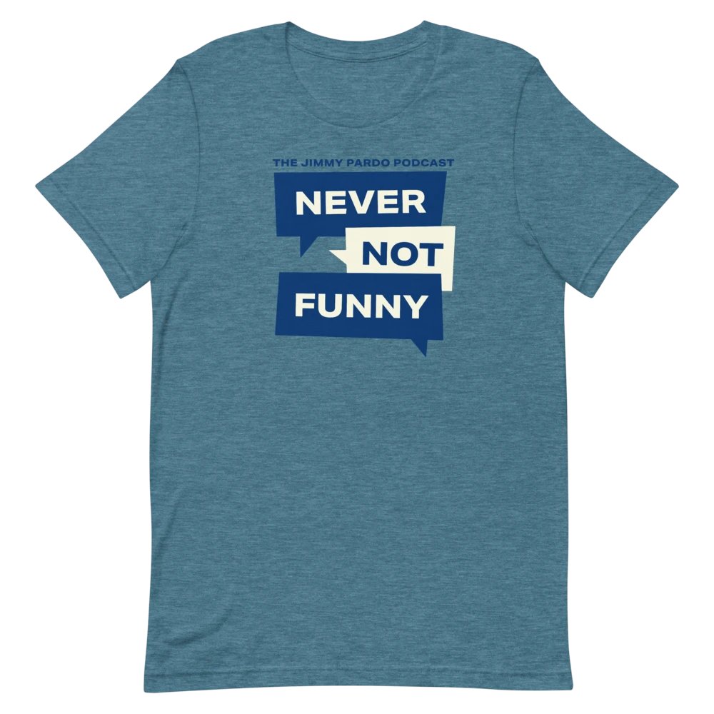 NeverNotFunny's tweet photo. Hey listen! New T-shirts are live at @Podswag! Check out the brand new #NNFPlatinum logo Tees! Get one for the NNF fan in your life this holiday. In fact get one for the non NNF fan in your life and then they will BECOME the NNF fan in your life! Science!
https://t.co/UuhtQIoy6o https://t.co/4fDsLjCxqY