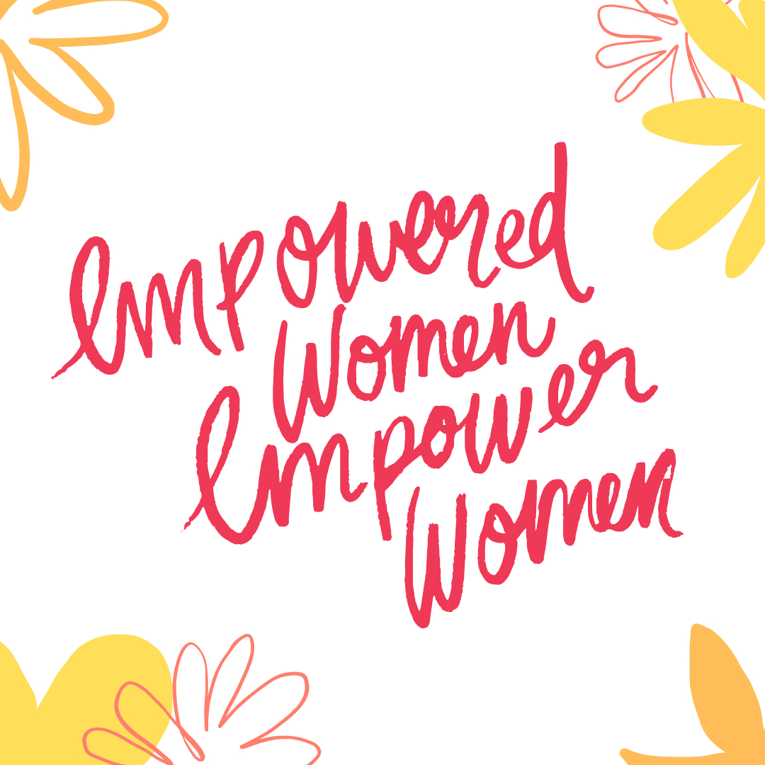 FTDcollective's tweet photo. Empowered Women Empower Women [Red text on white background with yellow and red floral drawings on corners of image]
:
:
I love seeing women supporting other women! Nothing makes me happier than seeing empowered women take up space and owning it too! 
:
:
Share a moment where you https://t.co/Kqtggvpu9q