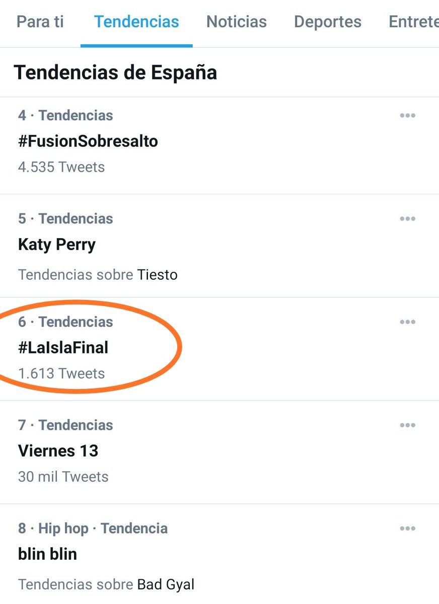Ah, por cierto, <a href="/la_isla/">La Isla</a> una despedida con otro Trending Topic
#LaIslaFinal