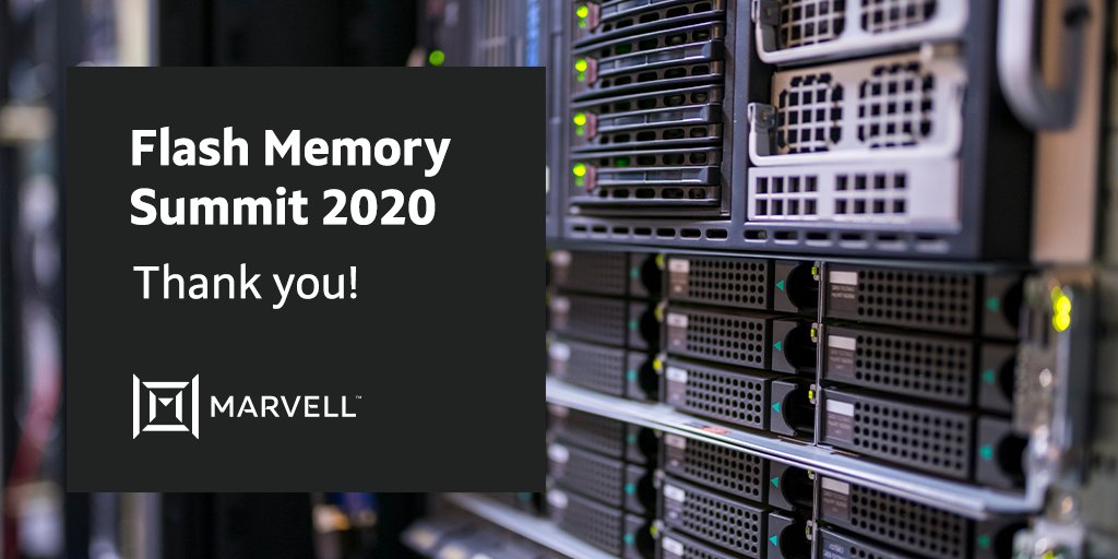 MarvellTech's tweet image. A big thank you to everyone who attended our sessions at the #FlashMemorySummit2020 &amp;amp; visited us at our expo virtually to learn how we, in partnership with our customers, are enabling high performance accelerated data storage. Learn more: bit.ly/mrvlsmi