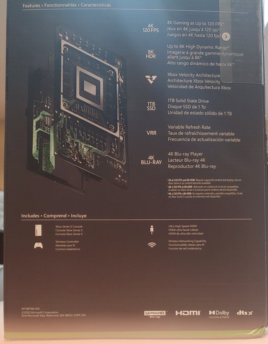 angelmexluis's tweet photo. #XboxSeriesX unboxing thread: the console

#xboxseriesx #xboxseriess #xboxscarlett #xbox #xboxone #xboxteam #TeamXbox #xboxlaunchcelebration #unboxing #xboxunboxing #microsoft #gaming #gamer #gamedev #gamedevlife #gamedeveloper #gamedevelopment https://t.co/J4QTVgW3NB https://t.co/2R5OTrmLlw