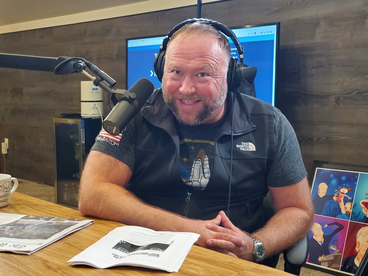 Timcast's tweet image. I was getting ready to do my show with my good friend @michaelmalice when some guy wandered in talking about human animal hybrids and interdimensional vampires