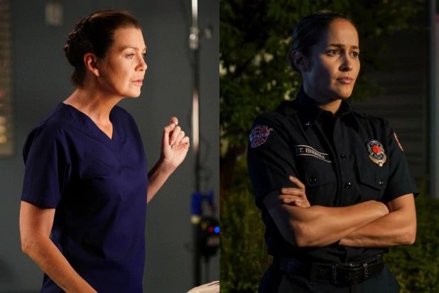 gasper_2018's tweet photo. About 10 mins til the shows start #GreysxStation19 @GreysABC @Station19 https://t.co/lRC7BZ64FI