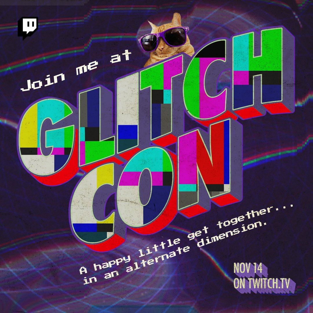 we're djing <a href="/Twitch/">Twitch</a>'s GlitchCon afterparty tomorrow kicking off at 8pm pst 🤗 more info at twitch.app.link/e/85aCuD1ihbb