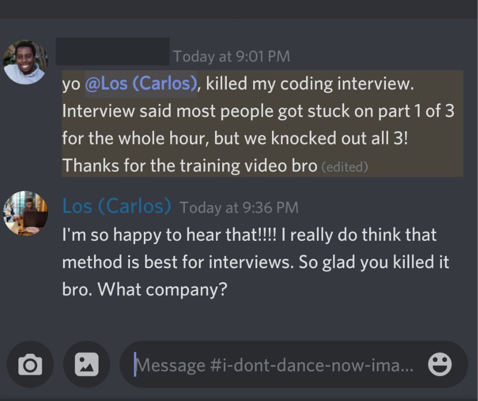 Outco_io's tweet photo. Need help with your coding interview? Why not work with our mentors who get these types of messages daily from their clients?! https://t.co/uYbHCSZY77