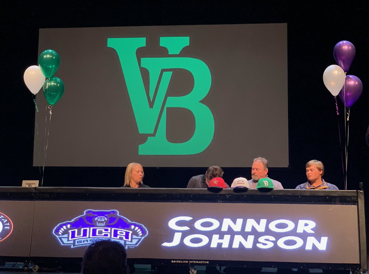 Extremely excited &amp; proud of these two guys! We’re all looking forward to watching them &amp; the rest of the team this spring. There are a lot of great things happening in Van Buren! Can anyone deny that they were destined for greatness from a young age... 😂