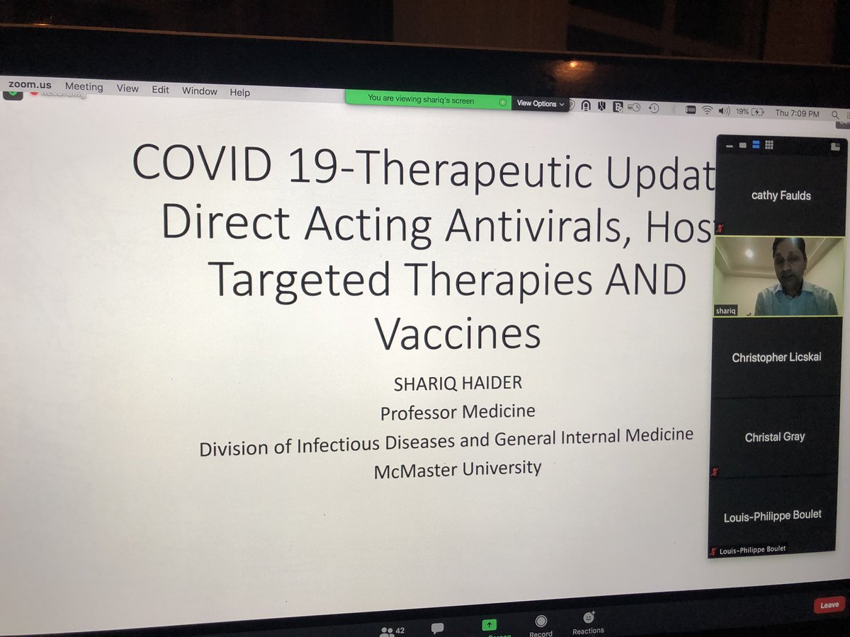 fauldscat's tweet image. Great talk by Dr. Harder on Covid 29 therapeutic updates @CLicskai