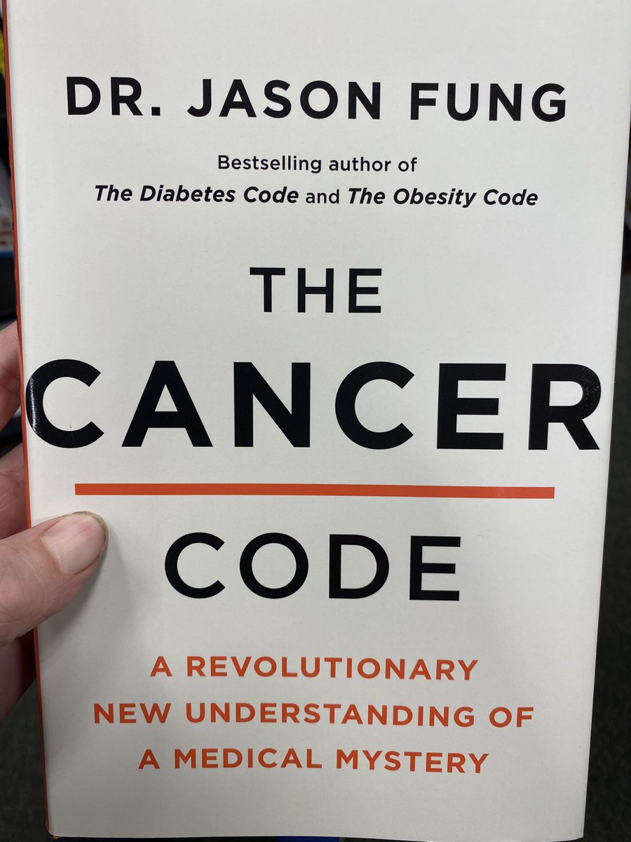 Look what I found at the Barnes and noble @drjasonfung #cancercode
