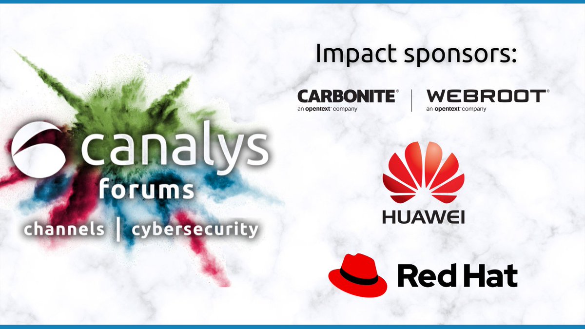 CanalysForums's tweet image. 👏👏👏We're excited to welcome @Carbonite, @Huawei and @RedHat as Impact sponsors for the @CanalysForums APAC 2020 #Canalys #CanalysForums