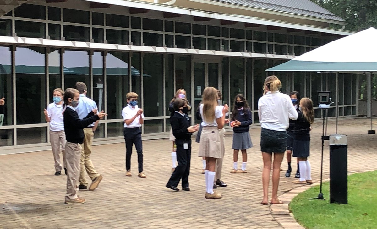 Science <a href="/Swivl/">Swivl</a> outdoors <a href="/OakHillMustangs/">Oak Hill Academy</a> #njprivateschool #oakhillstrong