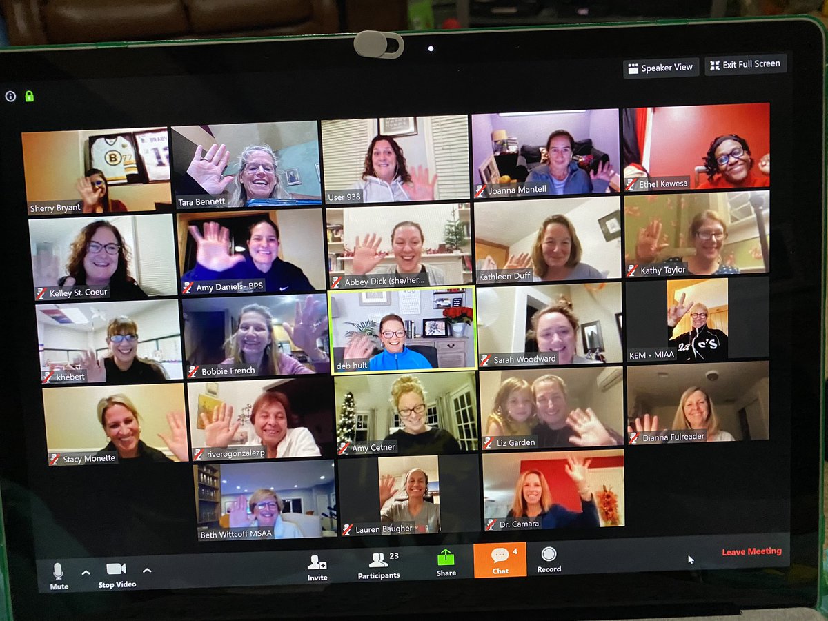 TaraBBennett11's tweet photo. What a great group!! An #hourofpower with #MSAAWomenInLeadership! Remember to wear your 👑 and keep making a difference! Join in next time!! @ThayerDirector @Principalsms @coretrainings @BobbieFrench @CTENewtonPS @NSHS_Athletics @sbryantMIAA @Kstcoeur @miaa1131 https://t.co/KuFhLaYFEM