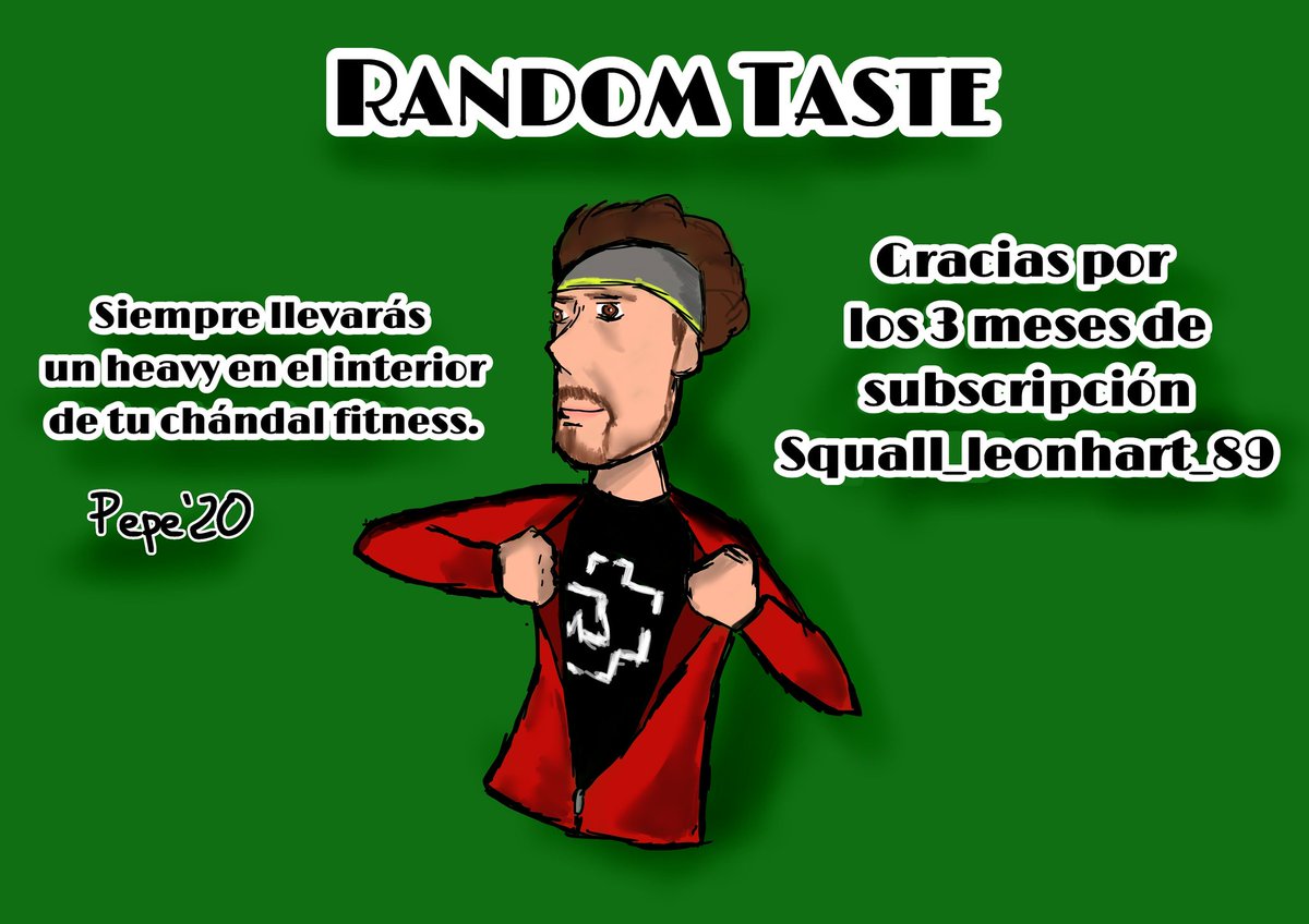 Random_Taste's tweet photo. Hoy le ha tocado el turno a @squall_leonhart_89 que ha renovado #sub por tercer mes consecutivo en #Randomtaste .
¡Muchas gracias! Aquí tienes tu recompensa 😉
By: @PepeAsakura
#dibujandorandomtasters #streaming #twitch #directo #dibujo #draw #ilustracion https://t.co/HEVwSxGVFy