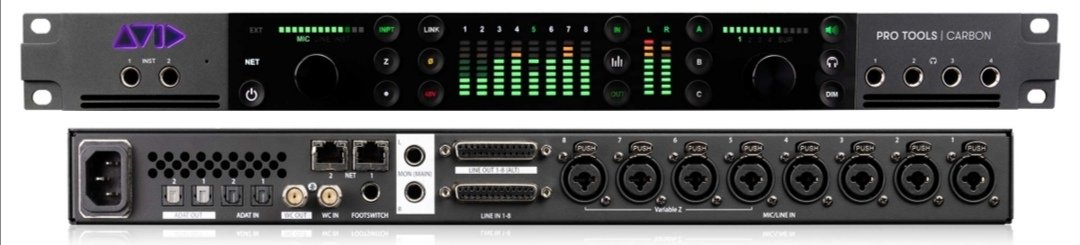OsamaAboSafiya's tweet photo. @Avid unveiled it's new #audio_interface #pro_tools_carbon with HDX-DSP unit, 8 #preamps, 4 #adc/channel, and 4 seperated #Headphone outs https://t.co/bvhlXQFURA