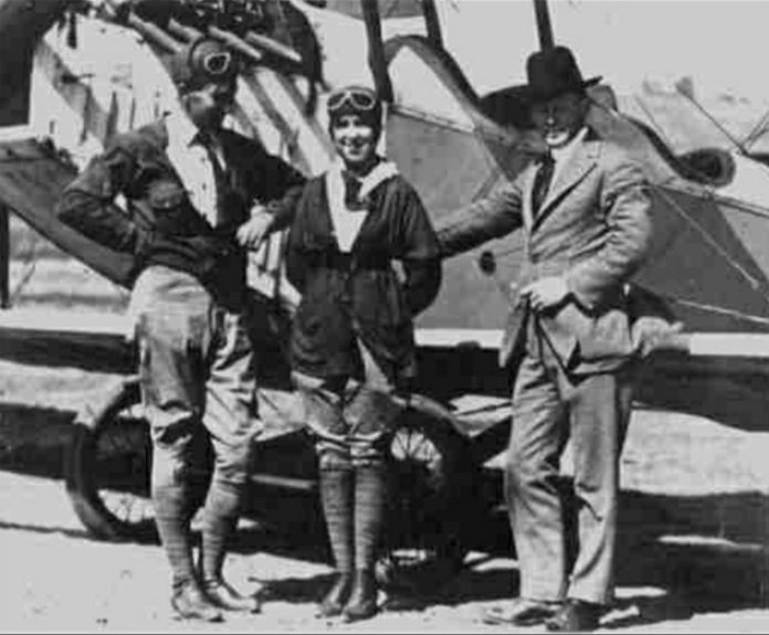 Tiny also became the first woman to make a parachute jump into water. In 1914 she demonstrated parachutes to the U.S Army. The army at the time had a fleet of small, hazard-prone aircraft. Reluctant at first, they watched Tiny jump from the planes and drop from the sky. 5/