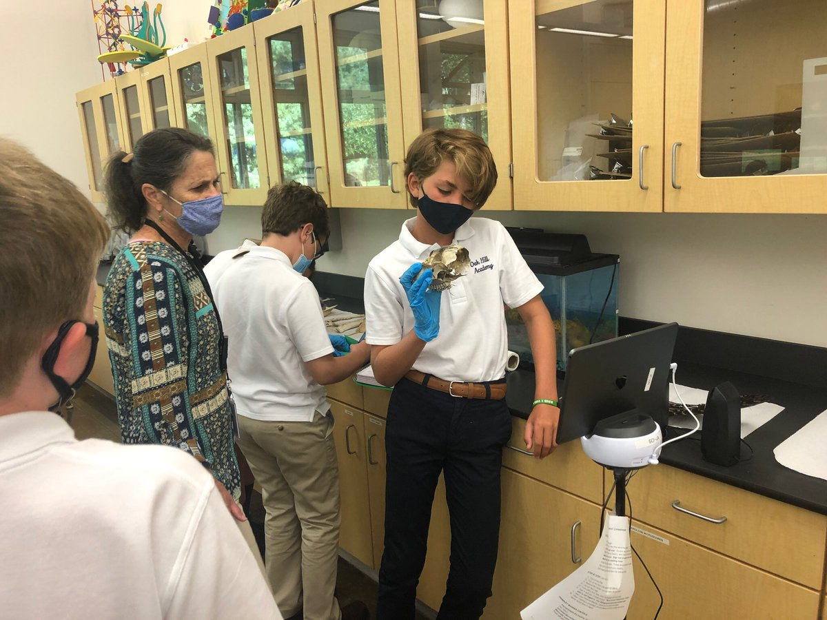 Science labs <a href="/Swivl/">Swivl</a> with our remote <a href="/OakHillMustangs/">Oak Hill Academy</a> #njprivateschool #oakhillstrong
