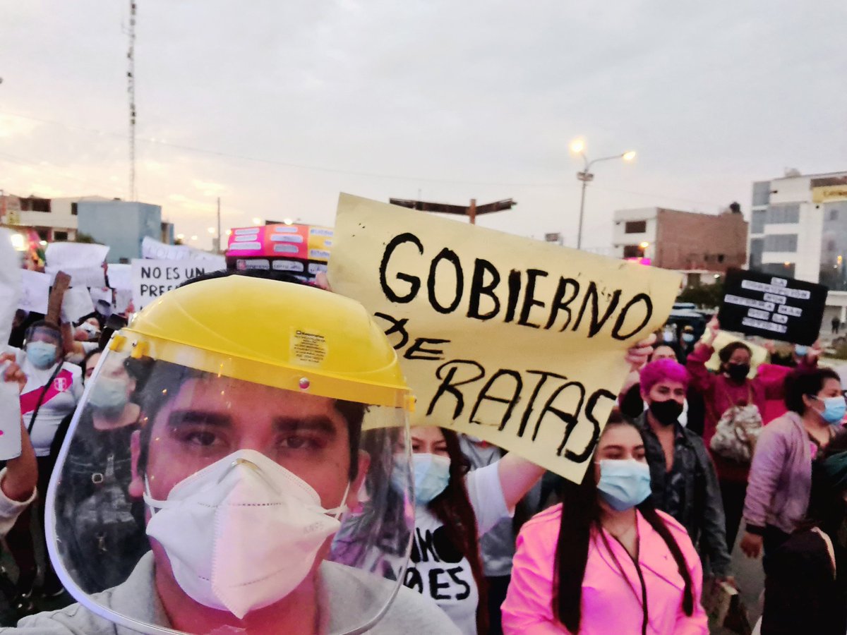 PaulGonzalezG93's tweet photo. VAMOS PERÚ CARAJO !!!
Chimbote y Nuevo Chimbote Presente!!
#MerinoNoEsMiPresidente 
#CongresoVerguenzaNacional #PeruTeQuieroPorEsoTeDefiendo https://t.co/tlNzQL4Rz6