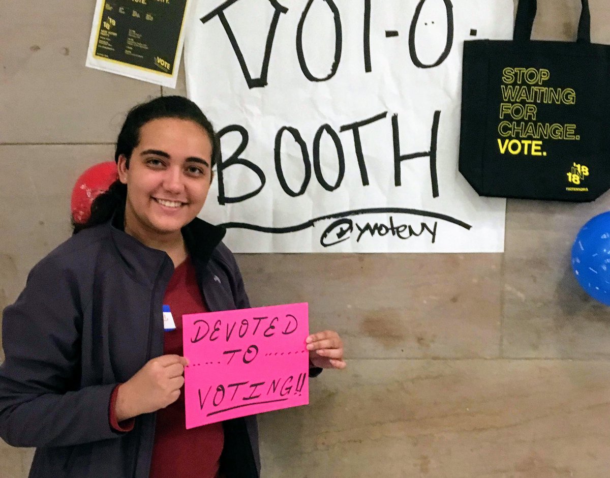 YVoteNY's tweet photo. Happy happy HAPPY birthday to founding YVote member and facilitator @saskiavanhorn. We are perpetually inspired and energized by you. Here’s to a powerful and fulfilling year ahead!
#2020VisionForChange #youthagenda2020 #youthvote #vote https://t.co/mNzldxjE5q