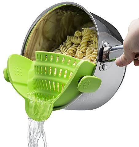 ItsJustShopping's tweet photo. Kitchen Gizmo Snap N Strain Strainer, Clip On Silicone Colander, Fits all Pots and Bowls – Lime Green 
The Kitchen Gizmo Snap N’ strain’s universal design will take the strain out of straining. This top quality heat-resistant, silicone..

https://t.co/QQGJ6MgZoP via @ItsShopBox1 https://t.co/vgWH0q69lL
