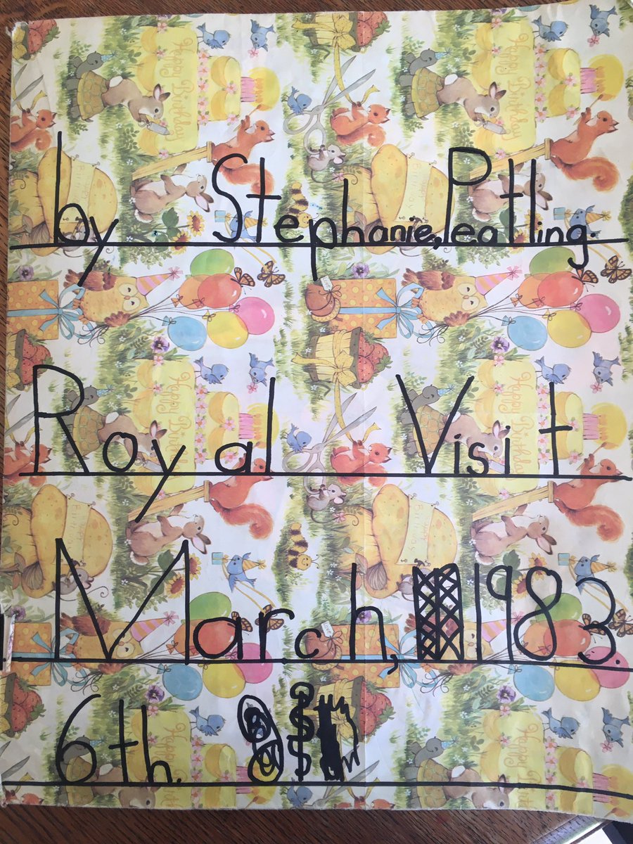 On a more personal note I thank my mother for keeping the 8 (yes, 8) Diana scrapbooks I made as a little girl. I was 5 at the time of the wedding - prime princess propaganda age.