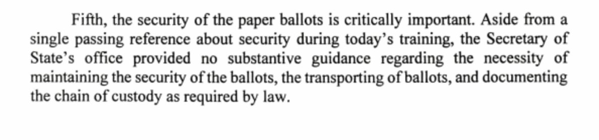 The whole RLA process rests on chain of custody and ballot security! You can read the documents for how this will be conducted here:  https://docs.voting.works/arlo/&nbsp;