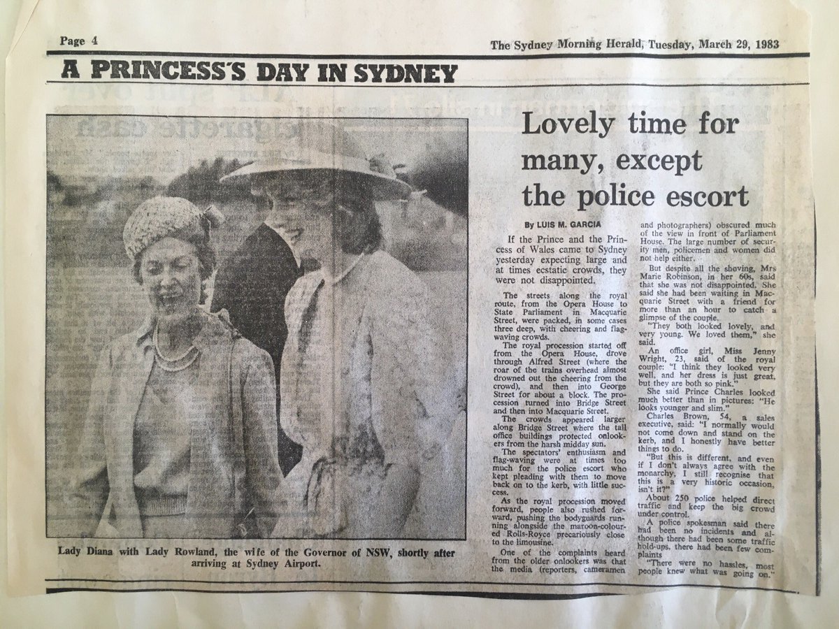 Fortunately I was already very on brand and getting my coverage of the 1983 tour from the  @smh.