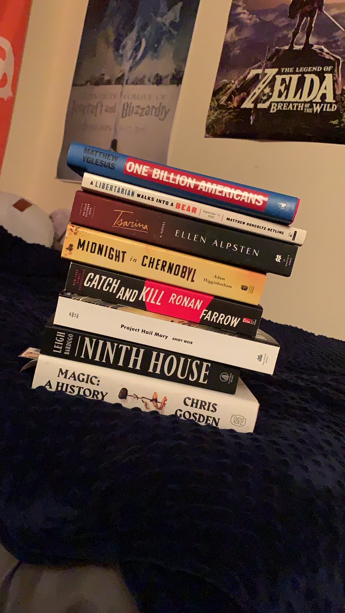 who would have thought that working at a bookstore would lead to book accumulation :)