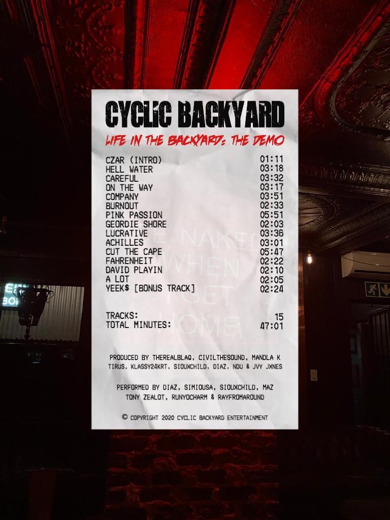 AmbushEnt_'s tweet photo. Life In The Backyard: The Demo” IS OFFICIALLY OUT EVERYWHERE 💿💿💿

🔗: https://t.co/Andd0u1ICU…

☁️: https://t.co/Wc3gSAQBfa… 

STREAM &amp; SHARE 📌 https://t.co/Is1aartMHj